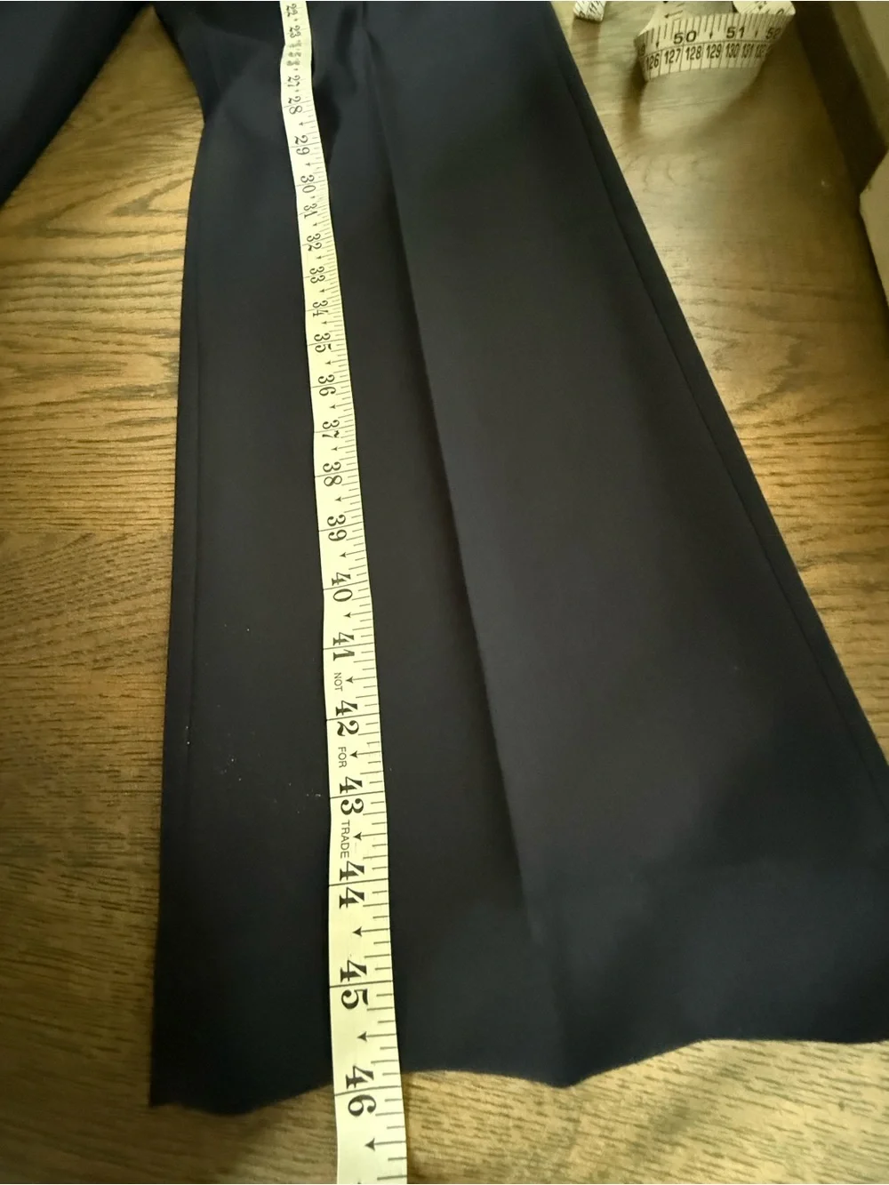 NWOT Banana Republic Navy High-Rise Straight-Leg Trousers size 8Tall. Classic.